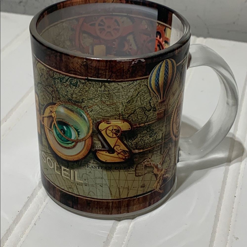 Cirque Du Soleil Colorful Kurios Glass Cup